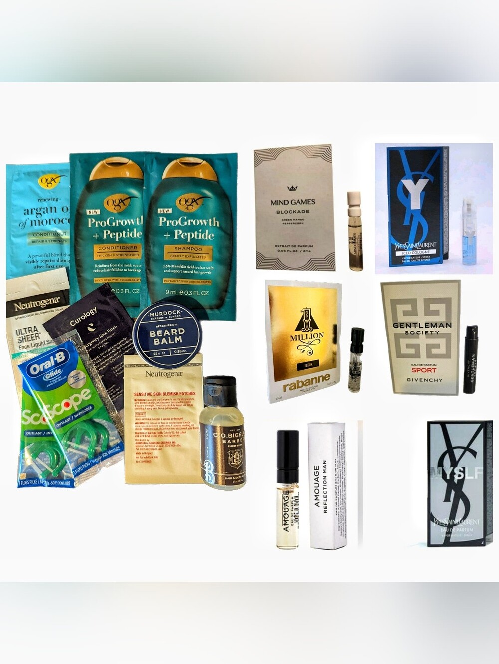 Men's parfums, cosmetics  Amouage, Mind Games, YSL ...